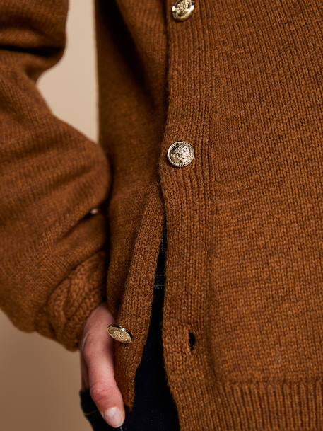 Pull fantaisie grossesse et allaitement olive 7 - vertbaudet enfant 