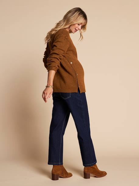 Pull fantaisie grossesse et allaitement olive 2 - vertbaudet enfant 