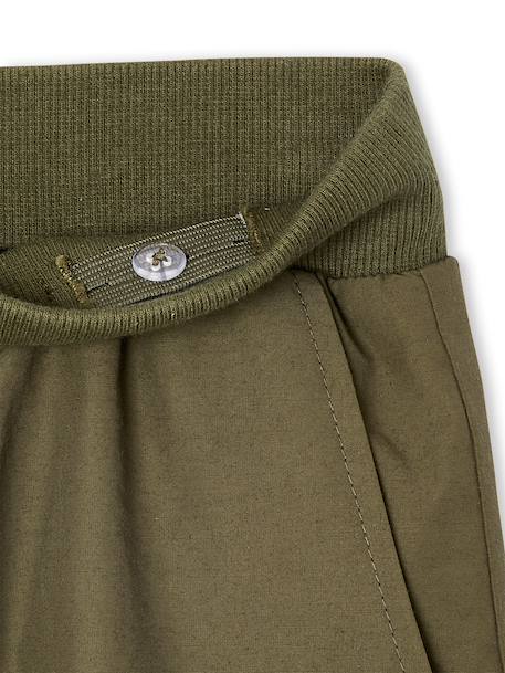 Pantalon utilitaire déperlant garçon kaki 4 - vertbaudet enfant 