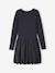 Robe boule fille bi-matière anthracite 2 - vertbaudet enfant 