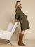 Robe grossesse en tricot vert 2 - vertbaudet enfant 