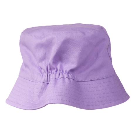 Bob 100% coton, ajustable tour de tête Lavande 2 - vertbaudet enfant 