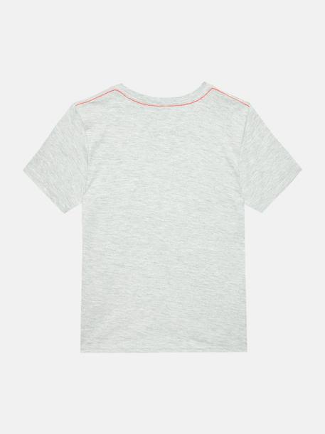 T-shirt  manches courtes Blanc 12204+Bleu foncé 12693+Gris 17799+Noir+Rouge 6 - vertbaudet enfant 
