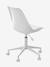 Chaise de bureau enfant à roulettes blanc+bleu+rose+vert 3 - vertbaudet enfant 