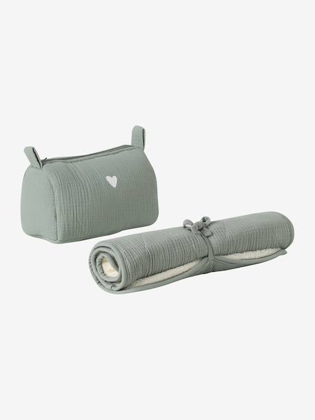 Sac à langer évolutif 24 ou 48h personnalisable vert sauge 10 - vertbaudet enfant 