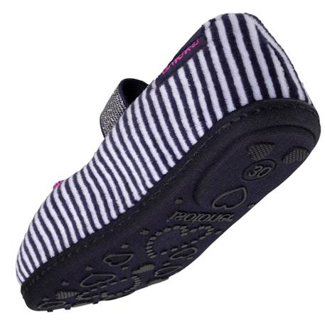 Chaussons ballerines semelle antidérapante Rayures 5 - vertbaudet enfant 
