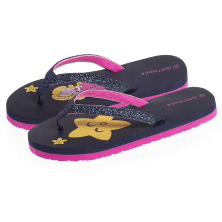 Tongs confort et tige pailleté Marine 1 - vertbaudet enfant 