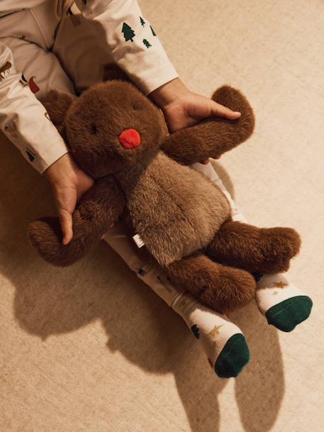 Peluche Renne Berto marron 2 - vertbaudet enfant 