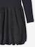 Robe boule fille bi-matière anthracite 4 - vertbaudet enfant 