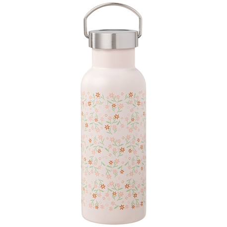 Gourde isotherme nordic garden flowers (500 ml) Rose, vert d'eau, blanc 2 - vertbaudet enfant 