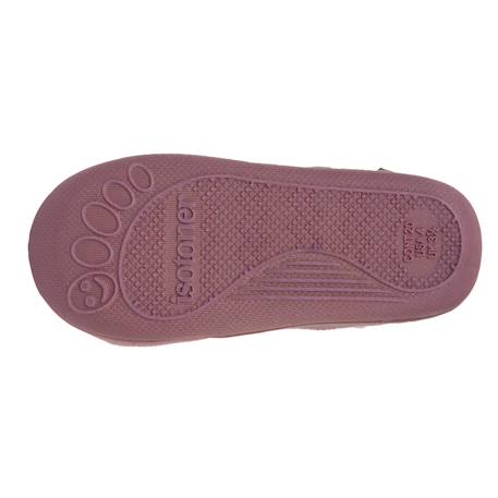 Chaussons bottillons à zip, faciles à enfiler, bon maintien du pied, semelle antidérapante Rose pailleté 4 - vertbaudet enfant 