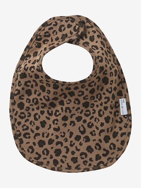 Semainier de bavoirs Léopard personnalisable beige 10 - vertbaudet enfant 