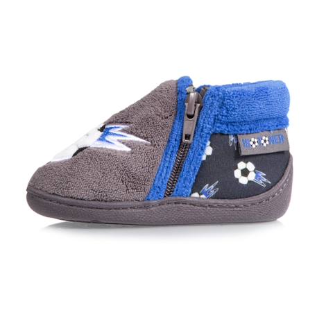 Chaussons bottillons semelle antidérapante Gris 3 - vertbaudet enfant 