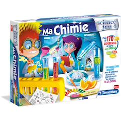 Jouet-Jeux éducatifs-Jeux scientifiques-Kit Scientifique 170 Expériences Éducatives Ma chimie