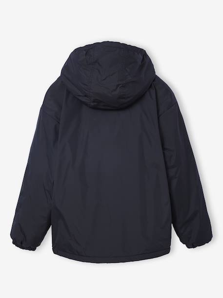 Coupe-vent garçon doublé sherpa anthracite 7 - vertbaudet enfant 