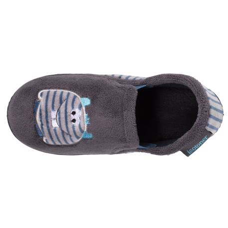 Isotoner Chaussons Mocassins Garçon Suédine Ultra Doux – Soutien Voûte Plantaire, Confort Toute La Journée