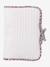 Protège carnet de santé en gaze de coton et Liberty personnalisable rose pâle 2 - vertbaudet enfant 