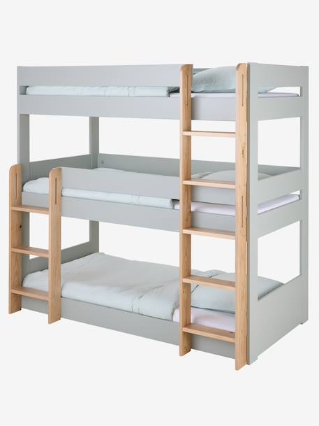 Lit superposé triple Complice 90x200cm vert d'eau 5 - vertbaudet enfant 