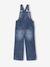 Salopette fille large en denim denim black+denim gris+stone 14 - vertbaudet enfant 