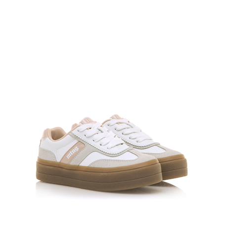 Sneakers filles synthétique lacets Rose clair 5 - vertbaudet enfant 
