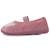 Chaussons ballerines avec élastique de maintien, semelle antidérapante Rose pailleté 3 - vertbaudet enfant 