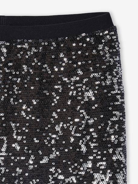 Pantalon fille à sequins argent 3 - vertbaudet enfant 