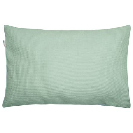 Taie d'oreiller unie en coton nid d'abeille Beige+Bleu+Écru+Rose+Vert 14 - vertbaudet enfant 