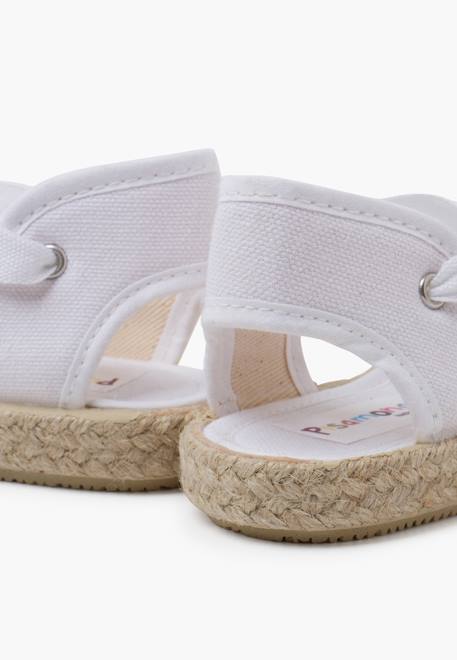 Espadrilles effet tressage rubans Blanc+Écru 6 - vertbaudet enfant 