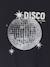 Sweat fille motif DISCO anthracite 3 - vertbaudet enfant 