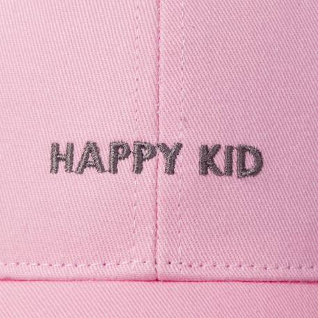 Casquettes 100% coton, ajustable, message brodé happy kid Denim+Kaki+Marine+Rose+Rose pâle+Vert eau 14 - vertbaudet enfant 
