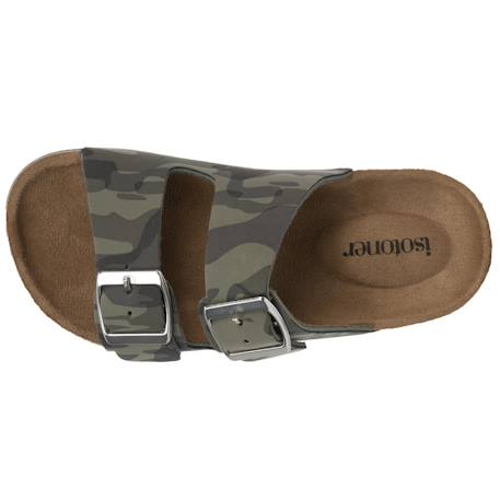 Sandales de plage à doubles brides - semelle confortable et légère Camo+Marine surpiqûre+Multico+Rose 2 - vertbaudet enfant 