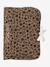 Protège carnet de santé en gaze de coton léopard personnalisable beige 1 - vertbaudet enfant 