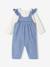 Ensemble 2 pièces naissance salopette en denim + body stone 4 - vertbaudet enfant 