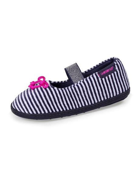 Chaussons ballerines semelle antidérapante Rayures 6 - vertbaudet enfant 