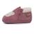 Chaussons bottillons à zip, faciles à enfiler, bon maintien du pied, semelle antidérapante Rose pailleté 3 - vertbaudet enfant 