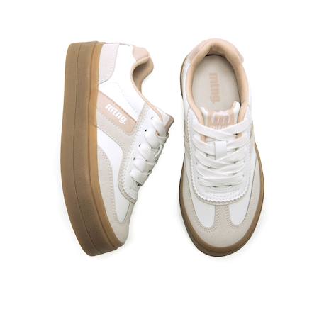 Sneakers filles synthétique lacets Rose clair 4 - vertbaudet enfant 