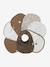 Semainier de bavoirs Léopard personnalisable beige 1 - vertbaudet enfant 