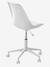 Chaise de bureau enfant à roulettes blanc+bleu+rose+vert 4 - vertbaudet enfant 