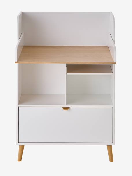 Table à langer transformable en bibliothèque MERVEILLE blanc 6 - vertbaudet enfant 