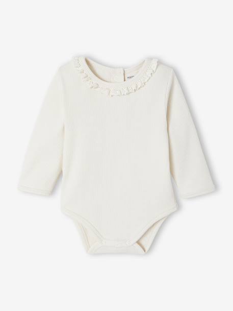 Ensemble 2 pièces naissance salopette en denim + body stone 2 - vertbaudet enfant 