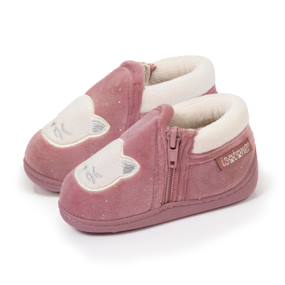 Isotoner Chaussons Bottillons Bébé Fille - Semelle Antidérapante Confort Et Sécurité