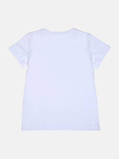 T-shirt manches courtes Blanc 12204+Noir+Rose 12666+Rose 12687 2 - vertbaudet enfant 