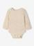 Lot de 5 bodies bébé fille ouverture américaine manches longues écru 2 - vertbaudet enfant 
