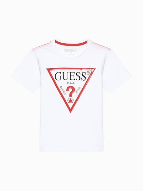 T-shirt  manches courtes Blanc 12204+Bleu foncé 12693+Gris 17799+Noir+Rouge 1 - vertbaudet enfant 