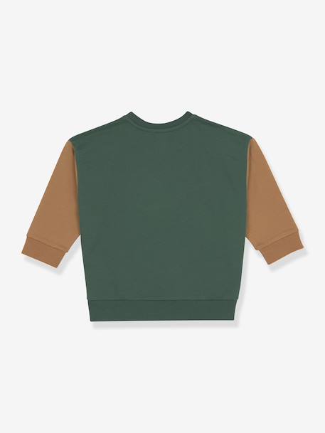 Sweat enfant Smile Little Gang LÄSSIG vert 5 - vertbaudet enfant 