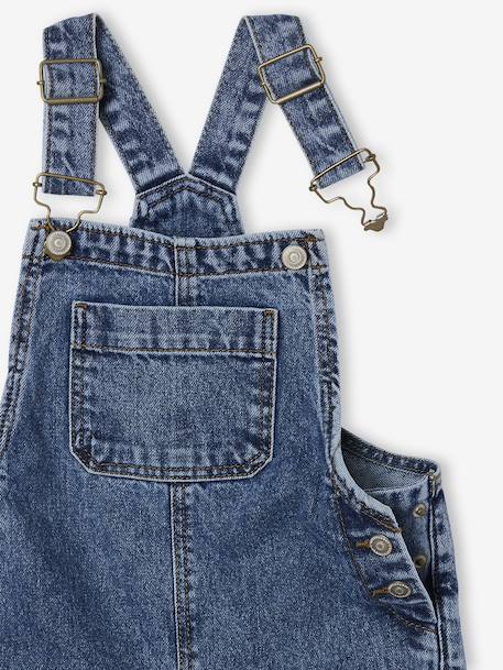 Salopette fille large en denim denim black+denim gris+stone 15 - vertbaudet enfant 