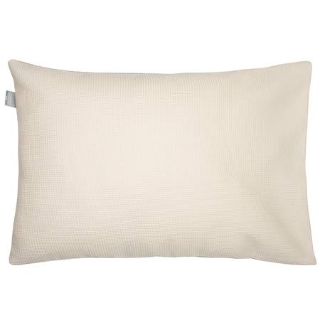 Taie d'oreiller unie en coton nid d'abeille Beige+Bleu+Écru+Rose+Vert 1 - vertbaudet enfant 