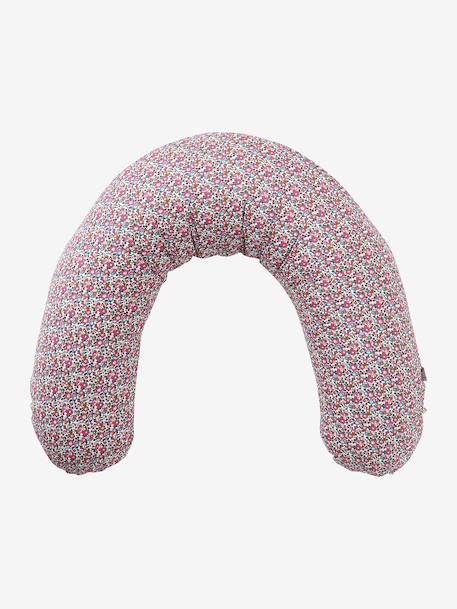 Coussin et housse d'allaitement gaze coton et Liberty rose pâle 3 - vertbaudet enfant 