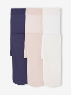 -Lot de 3 paires de collants polyamide fille