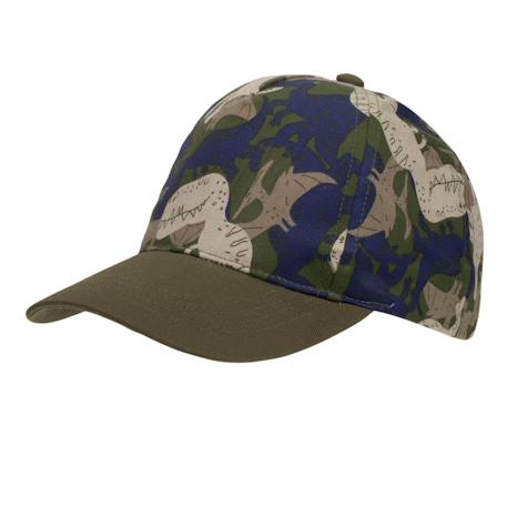 Casquettes 100% coton, ajustable, motif imprimé Dinosaure 1 - vertbaudet enfant 